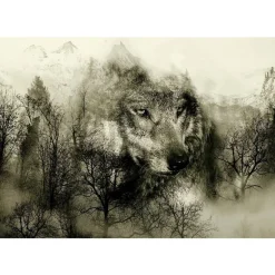 Kuvatapetti Artgeist Mountain Predator Beige eri kokoja