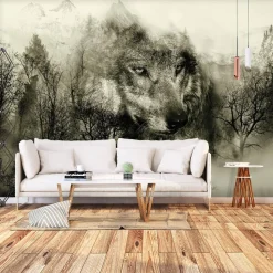 Kuvatapetti Artgeist Mountain Predator Beige eri kokoja