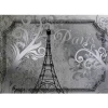 Kuvatapetti Artgeist Vintage Paris - silver eri kokoja