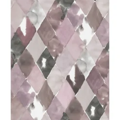 Kuvatapetti Rebel Walls Big Harlequin Plum non-woven mittatilaus
