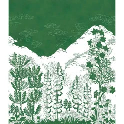 Kuvatapetti Rebel Walls Eden Green non-woven mittatilaus