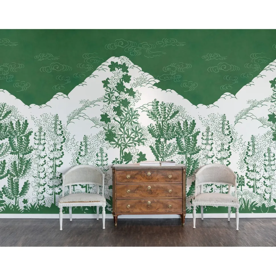 Kuvatapetti Rebel Walls Eden Green non-woven mittatilaus