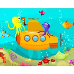 Kuvatapetti Artgeist Submarine, 193x250cm, sininen