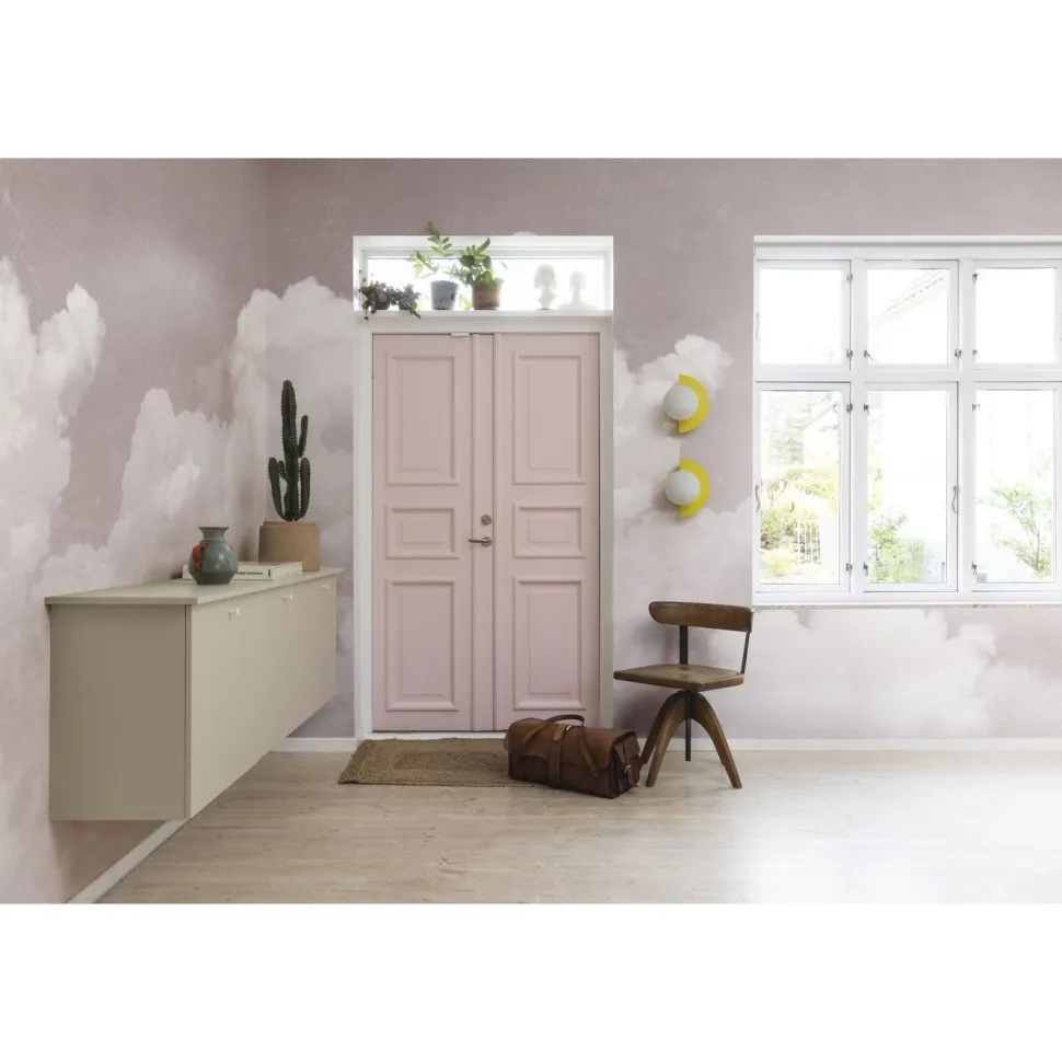Kuvatapetti Rebel Walls Cuddle Clouds Pink mittatilaus