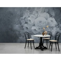Kuvatapetti Rebel Walls Harmony siniharmaa, mittatilaus, non-woven