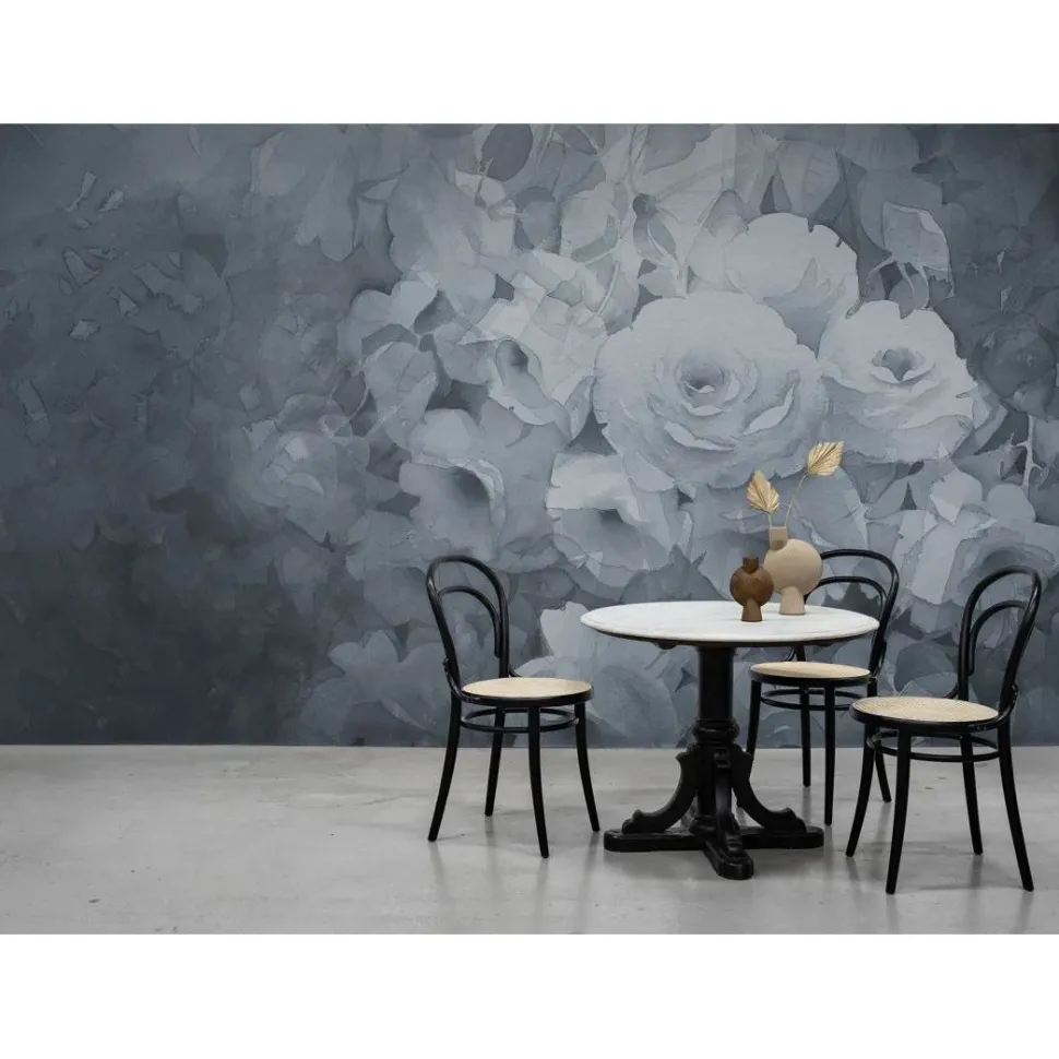 Kuvatapetti Rebel Walls Harmony siniharmaa, mittatilaus, non-woven