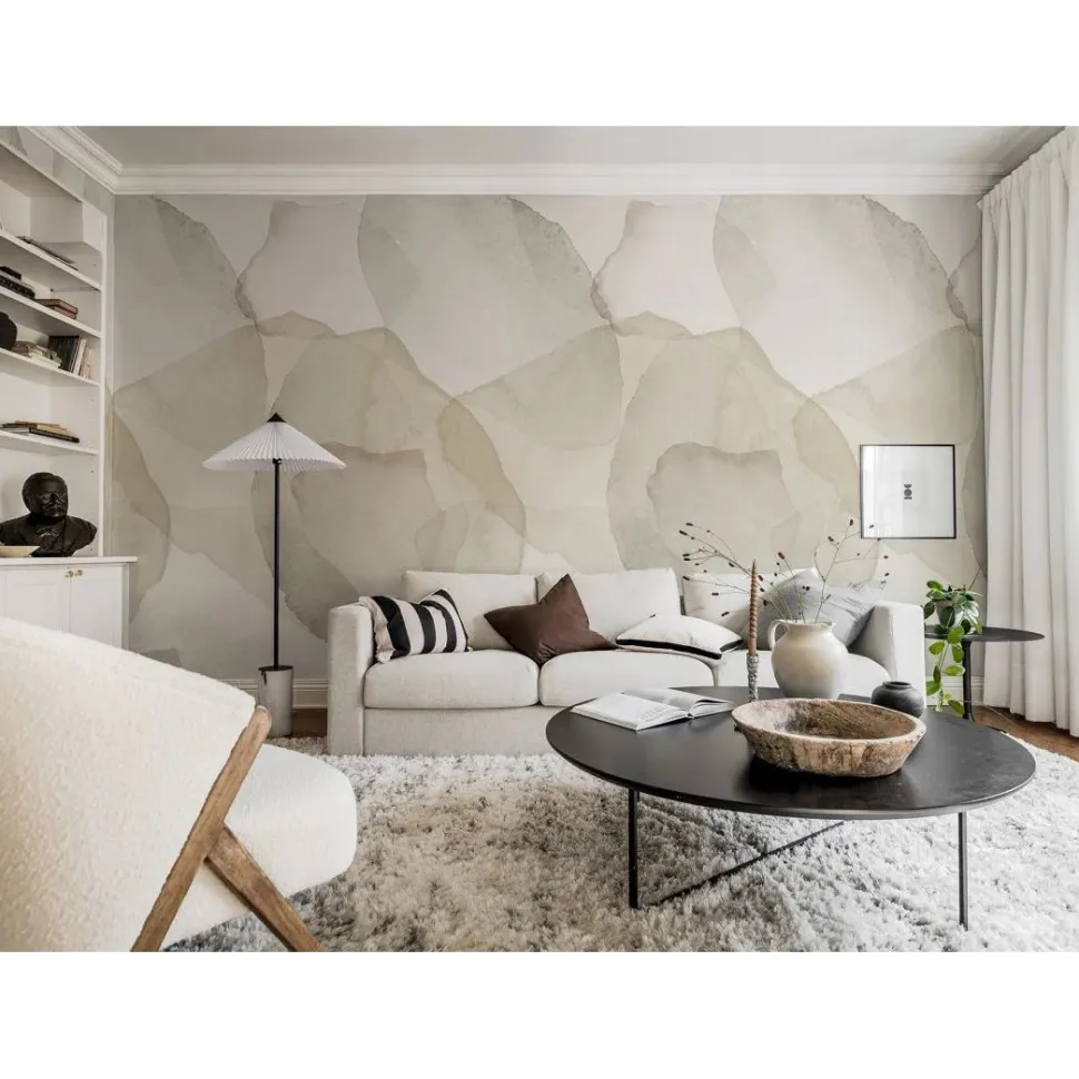 Kuvatapetti Rebel Walls Petals hiekka, mittatilaus, non-woven