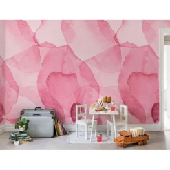 Kuvatapetti Rebel Walls Petals pinkki, mittatilaus, non-woven