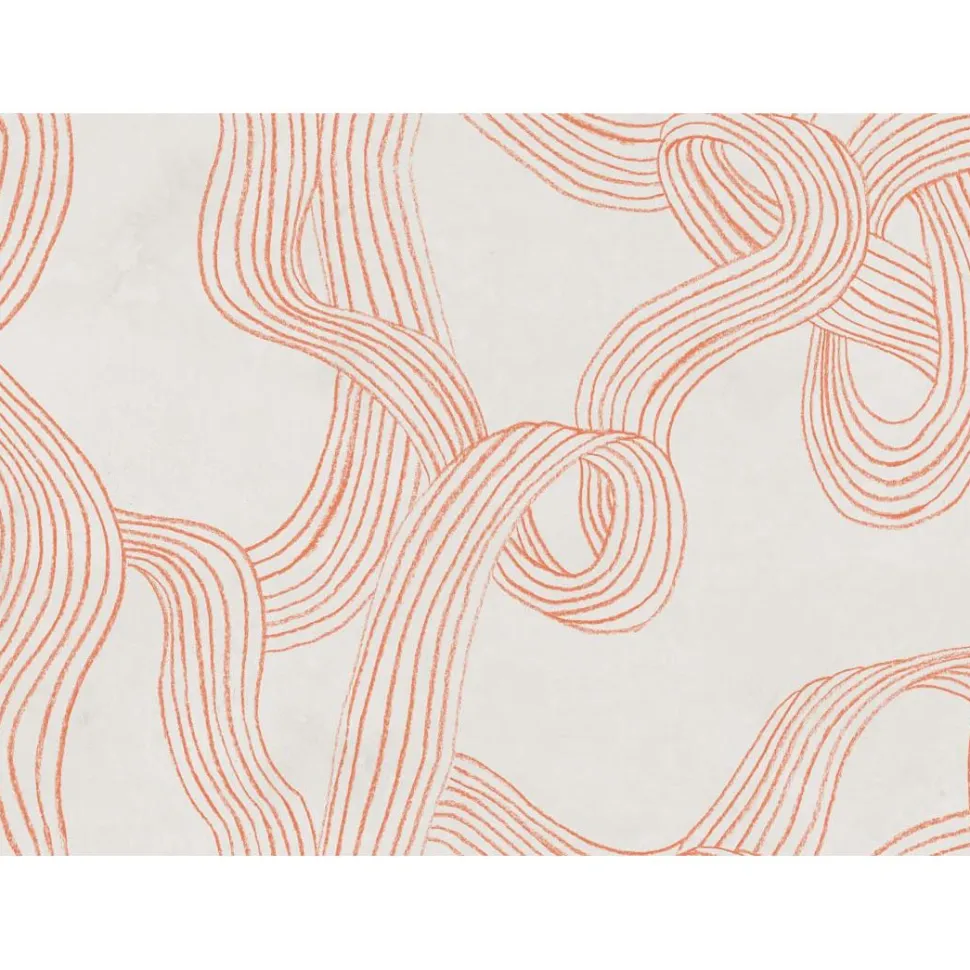 Kuvatapetti Rebel Walls Stripes Repeatable oranssi, mittatilaus, non-woven