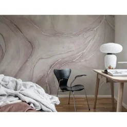 Kuvatapetti Rebel Walls Watercolor Flow vaaleanpunainen, mittatilaus, non-woven