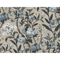 Kuvatapetti Rebel Walls Winding Bloom vaaleansininen, mittatilaus, non-woven