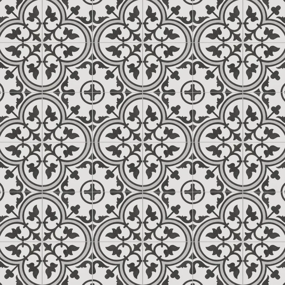 Kuviolaatta Kymppi-Lattiat History Jugend Edinburgh Grey himmeä 250x250 mm