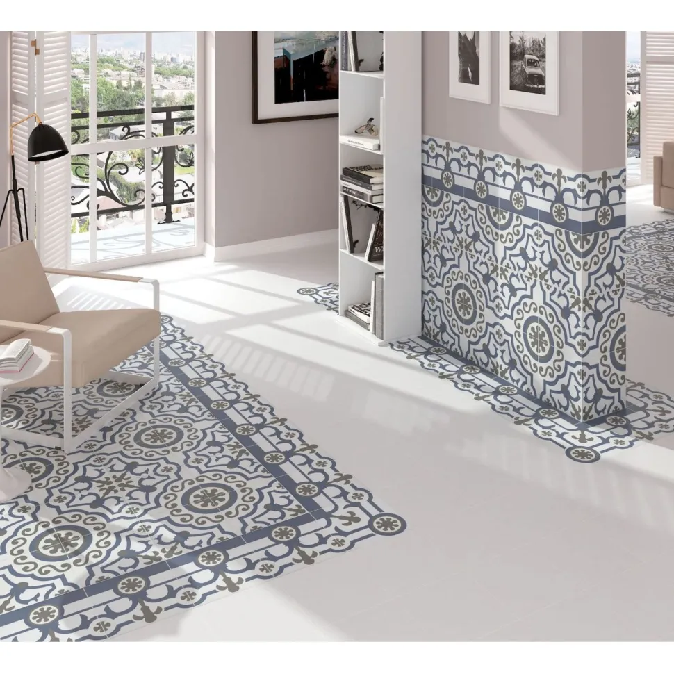 Kuviolaatta Kymppi-Lattiat History Jugend Alhambra Decor himmeä 250x250 mm