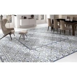 Kuviolaatta Kymppi-Lattiat History Jugend Alhambra Decor himmeä 250x250 mm