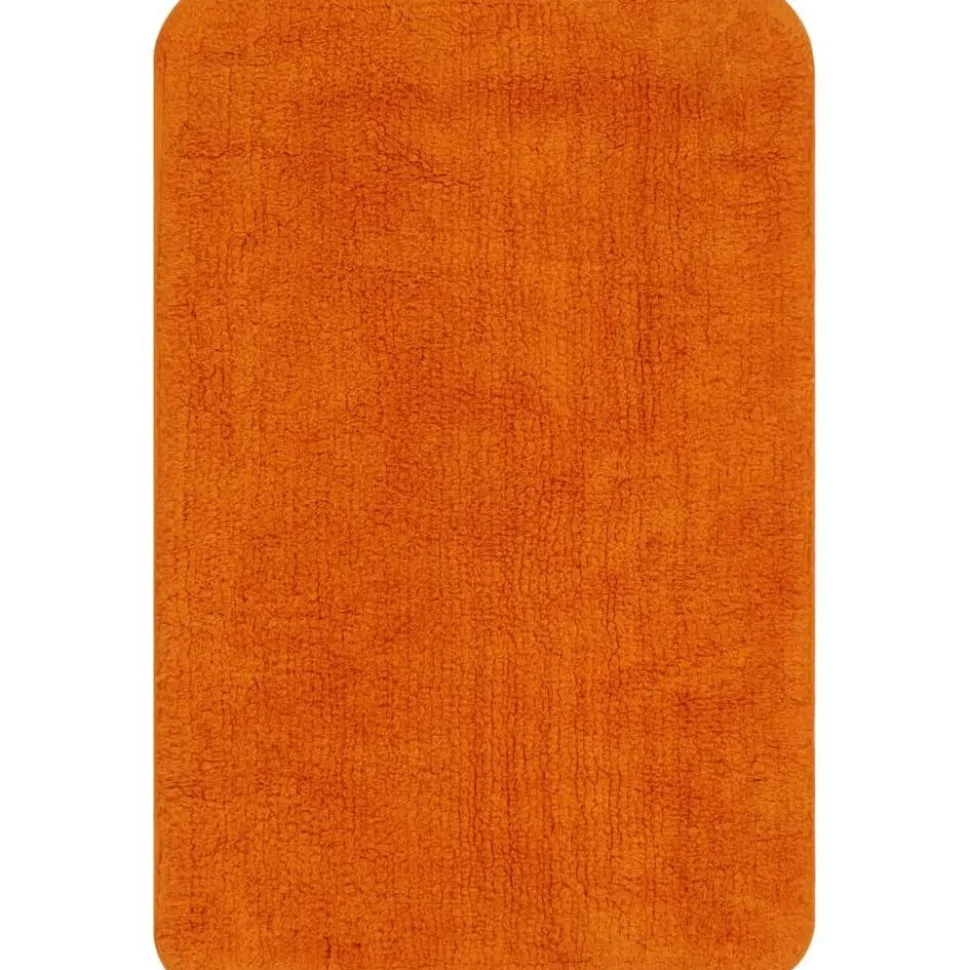 Kylpyhuoneen mattosarja 3 osaa kangas oranssi
