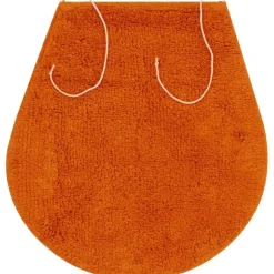 Kylpyhuoneen mattosarja 3 osaa kangas oranssi