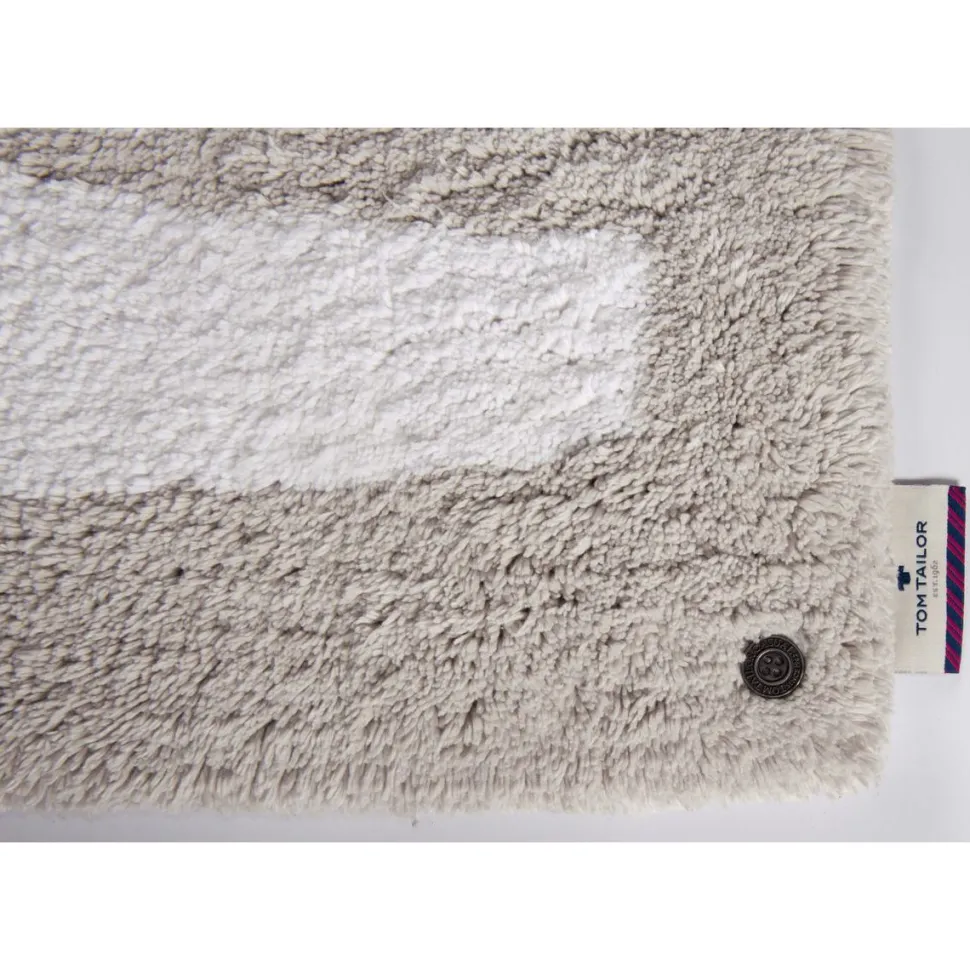 Kylpyhuoneen matto Tom Tailor Cotton Design Wow 60x100cm/70x120cm harmaa