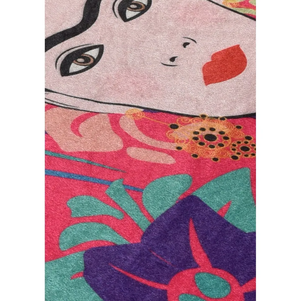 Kylpyhuonemattosetti Linento Frida, 2kpl, pinkki