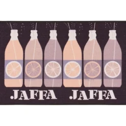 Kynnysmatto Vallila Jaffa, 50x80cm, harmaa/beige