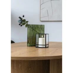 Kynttilälyhty House Nordic Hurricane, 12x15cm, musta metalli/lasi