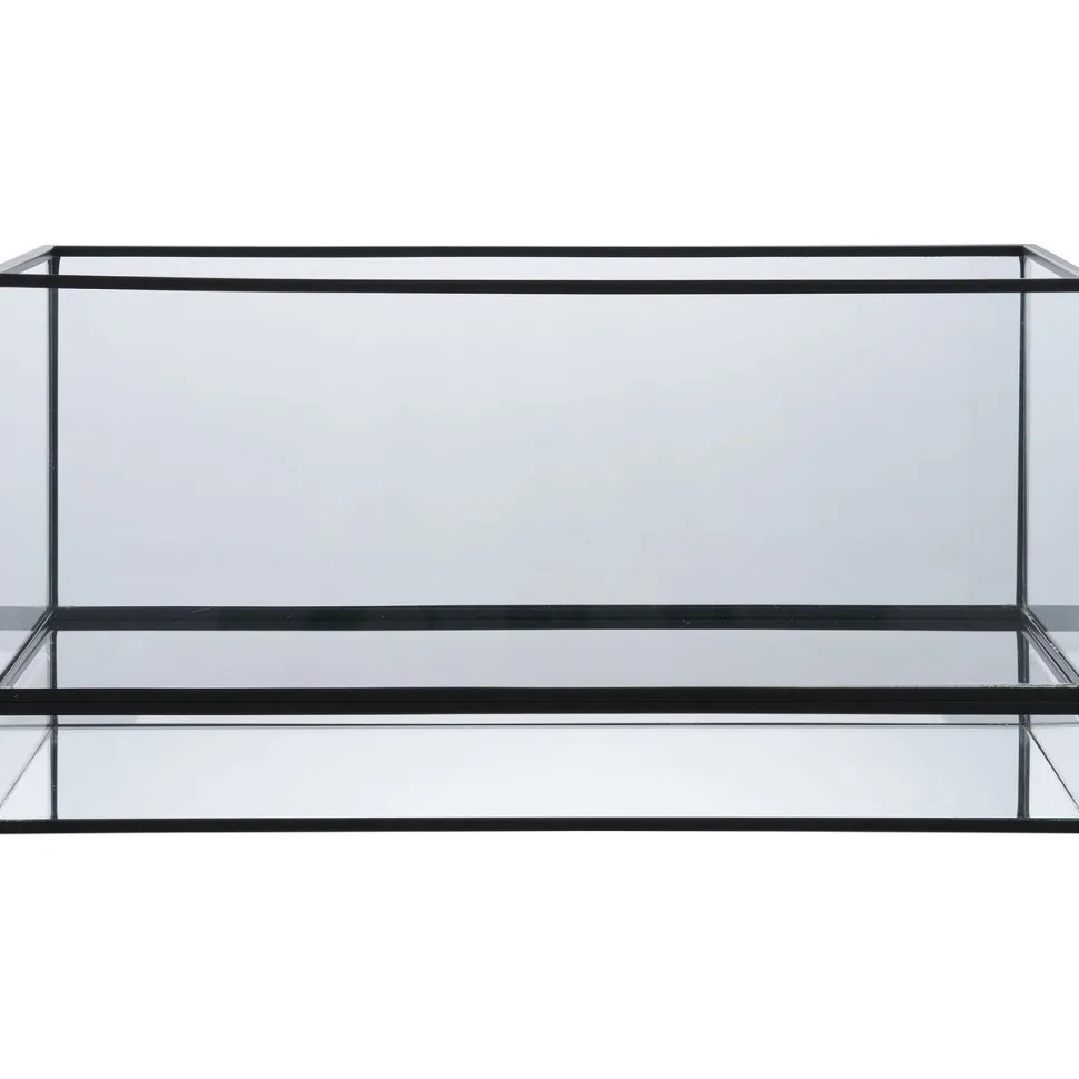 Kynttilälyhty House Nordic Hurricane, 30x12x15cm, musta metalli/lasi