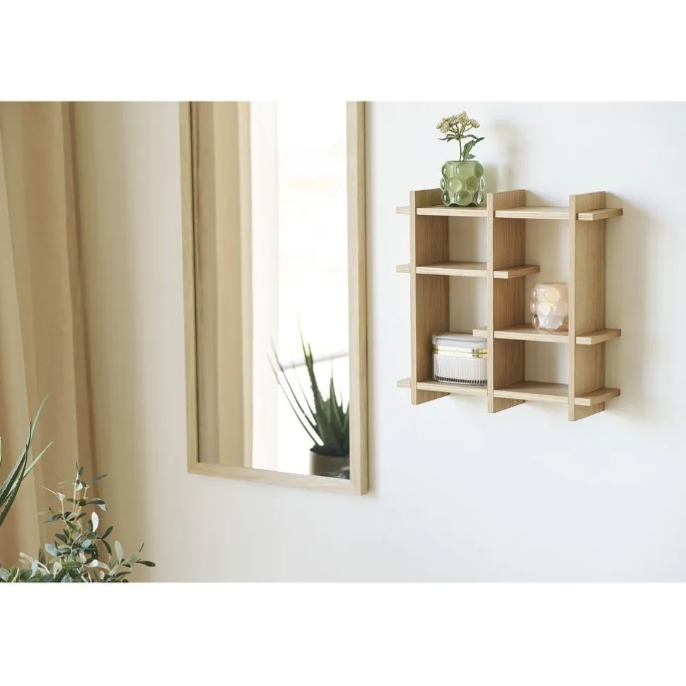 Kynttilänjalka House Nordic, 2kpl, lasi, beige/vihreä