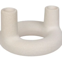 Kynttilänjalka House Nordic, ø13x8.5cm, keramiikka, beige
