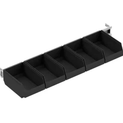 Laatikkolista + ottolaatikot 5 kpl 600 mm
