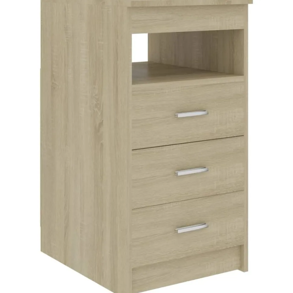 Laatikosto sonoma-tammi 40x50x76 cm lastulevy