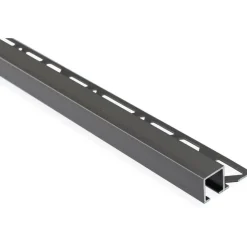 Laattalista Maler neliö H12x28x2500mm alumiini harjattu teräs