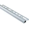 Laattalista Maler pyöreä H10x26x2500mm alumiini hopea anodisoitu