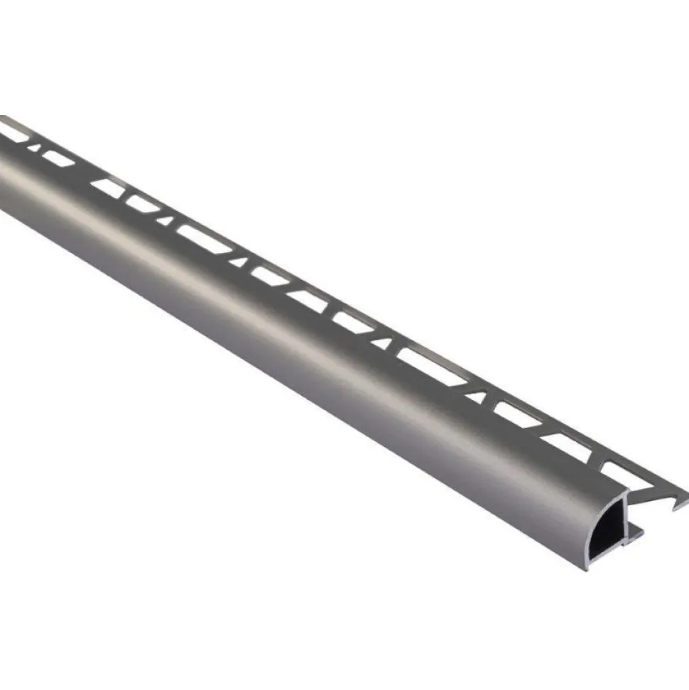 Laattalista Maler pyöreä H12x26x2500mm alumiini grafiitti