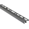 Laattalista Maler neliö H10x26x2500mm alumiini harjattu teräs