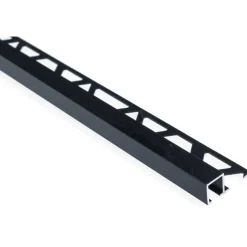Laattalista Maler neliö H10x26x2500mm alumiini musta anodisoitu