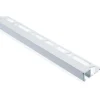 Laattalista Maler neliö H10x26x2500mm alumiini valkoinen maalattu