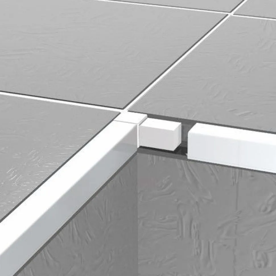 Laattalistan kulmapala Progress Profiles Projolly Square alumiini 10 mm eri värejä