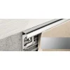 Laattalista Progress Profiles Projolly Quart 2,7m 8mm anodisoitu hopea