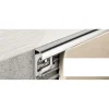 Laattalista Progress Profiles Projolly Quart 2,7m 8mm valkoinen