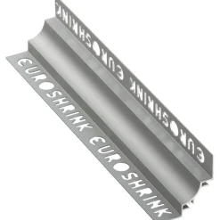 Laattalista/sisäkulma Euroshrink alumiini 210a, 10mm x 2.5m, mattahopea