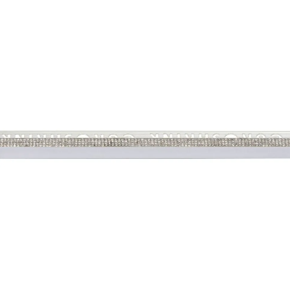 Laattalista/ulkokulma Euroshrink kantikas alumiini crystal 212a, 12mm x 2.5m, kiiltävä hopea/kristalli