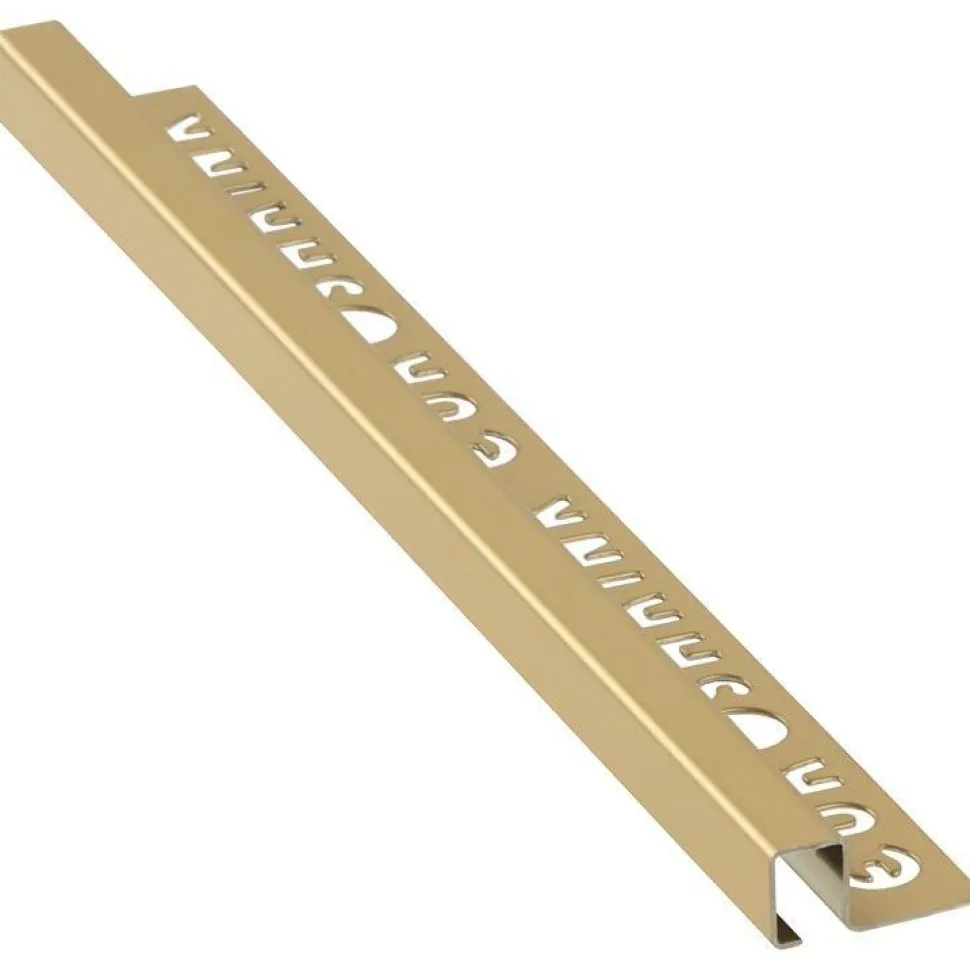 Laattalista/ulkokulma Euroshrink kantikas rst 212s, 4.5mm x 2.5m, harjattu teräs