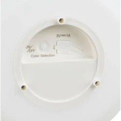 Ladattava LED-lyhty House Nordic Derry, ulkokäyttöön, ø21cm, RGB, IP44, 3.7V, 1500mAh, valkoinen