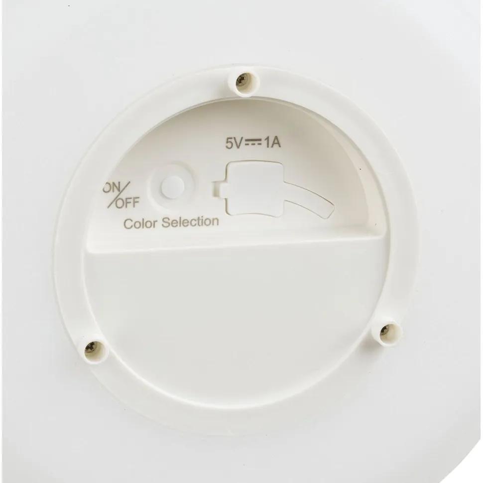 Ladattava LED-lyhty House Nordic Derry, ulkokäyttöön, ø21cm, RGB, IP44, 3.7V, 1500mAh, valkoinen