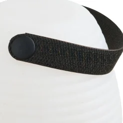 Ladattava LED-lyhty House Nordic Derry, ulkokäyttöön, ø13cm, RGB, IP44, 3.7V, 1500mAh, valkoinen