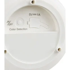 Ladattava LED-lyhty House Nordic Derry, ulkokäyttöön, ø13cm, RGB, IP44, 3.7V, 1500mAh, valkoinen