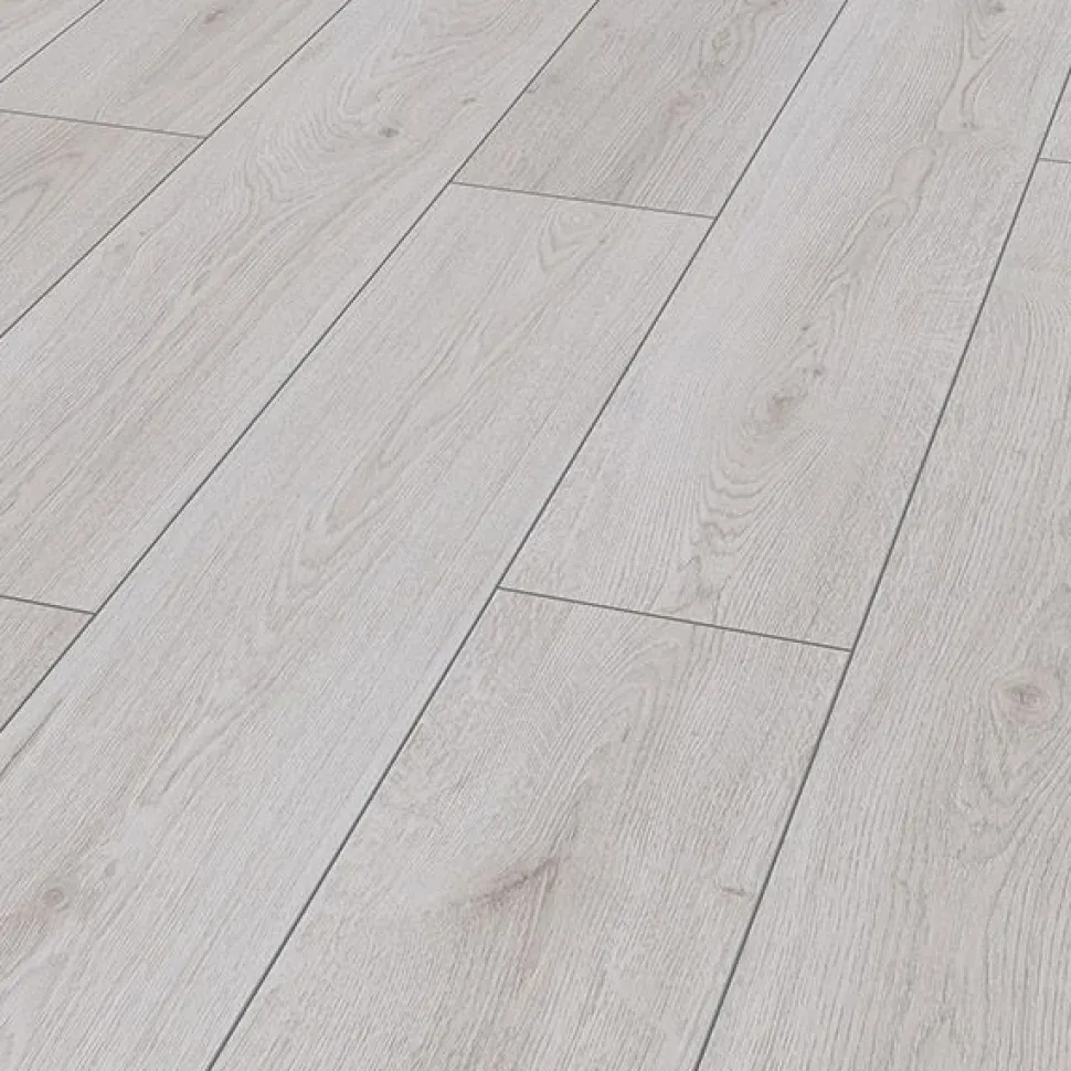 Laminaatti Lektar Indoor 32 Tammilankku, luonnonvalkoinen, 4-viiste