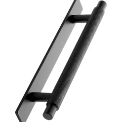 Lankavedin Beslag Design Manor aluslevyllä 128mm musta