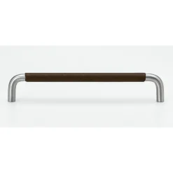 Lankavedin Beslag Design SS-A-128 138x10x35 mm ruostumaton teräs/tummanruskea nahkapidike