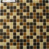 Lasimosaiikki Gils Caramel 32,7 x 32,7 seinä-/lattialaatta