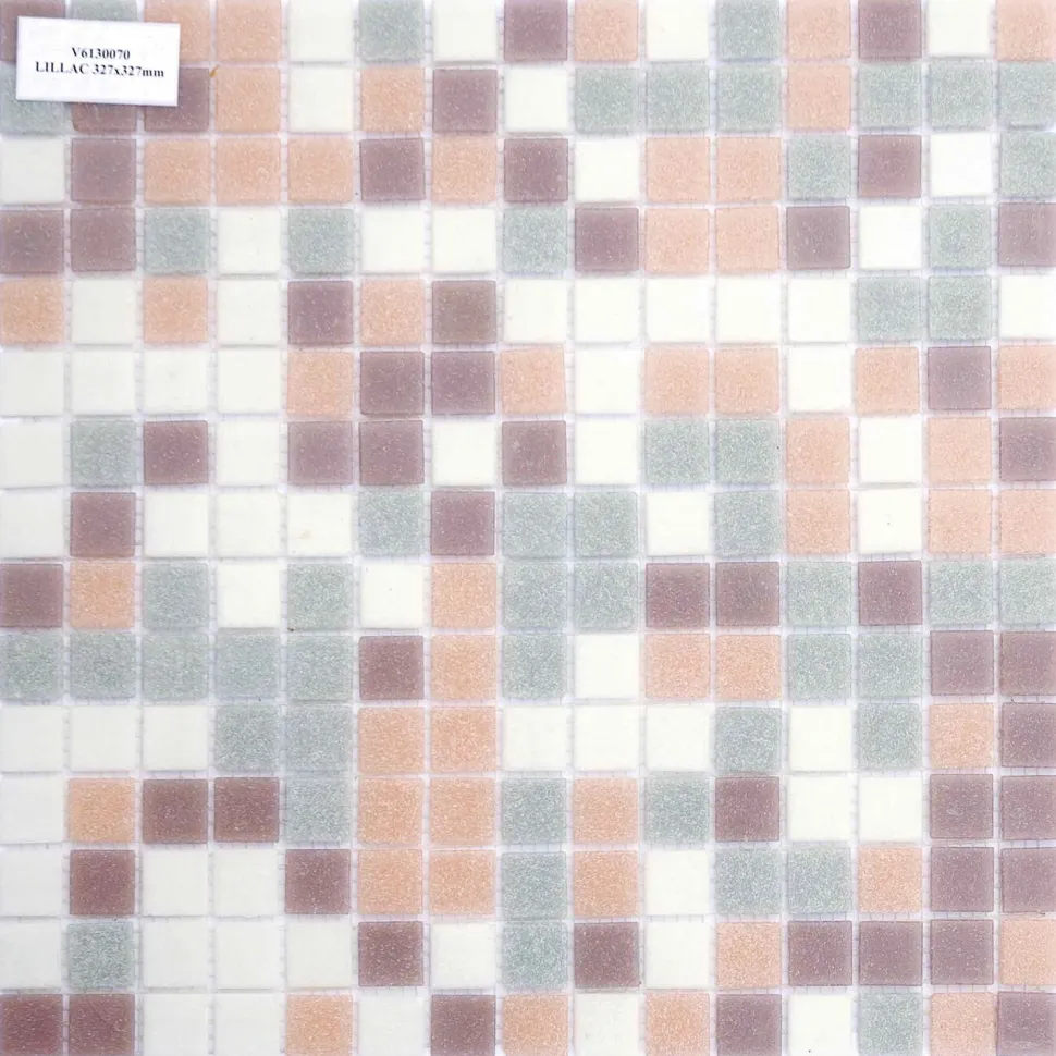 Lasimosaiikki Gils Mix 32,7 x 32,7 seinä-/lattialaatta lila